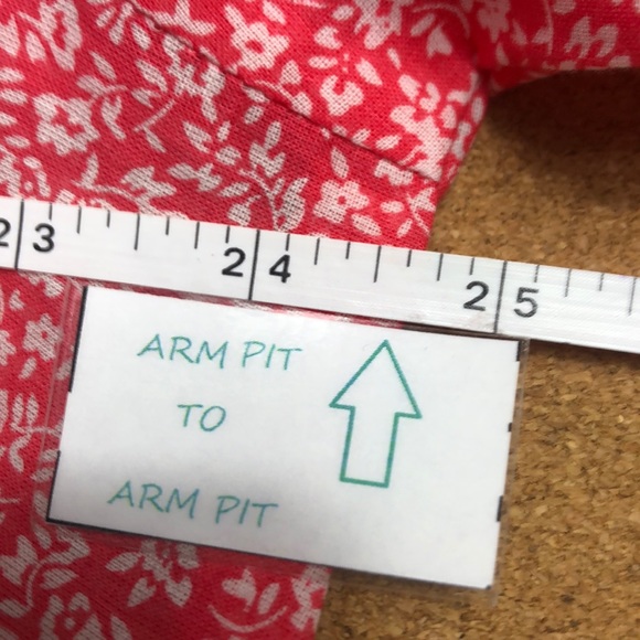 Anna Carson Woman Cotton Flowy Boho Floral PrintTunic Size 1X - Picture 9 of 11